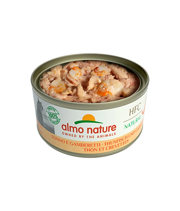 Almo Nature Nassfutter Für Katzen HFC Natural, Thunfisch & Garnelen, 24 X 70 G 4 Almo Nature Nassfutter Für Katzen HFC Natural, Thunfisch & Garnelen, 24 X 70 G – Bild 2