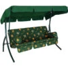 Angerer Hollywoodschaukel Trend, Design Korfu Grün, 3-Sitzer -Eleganter Garten 1689819 WE FS 001 TrendHollywoodschaukel