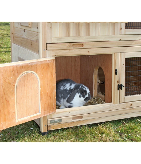 KERBL Kaninchenstall Tyrol Alpin, Ca. B119/H119/T100 Cm 6 KERBL Kaninchenstall Tyrol Alpin, Ca. B119/H119/T100 Cm – Bild 4