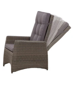 Siena Garden Positionssessel Teramo, Bronze -Eleganter Garten 1786888 WE DE 009 TeramoMovebronze