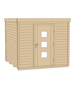 Weka Designhaus WekaLine 413 Gr.1, Ca. B260/H244/T260 Cm 7 Weka Designhaus WekaLine 413 Gr.1, Ca. B260/H244/T260 Cm -Eleganter Garten 1810431 WE DE 002 BBH45MMAVELLINO1GR1NATUR