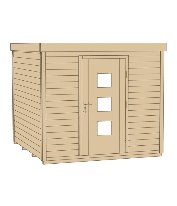 Weka Designhaus WekaLine 413 Gr.1, Ca. B260/H244/T260 Cm 5 Weka Designhaus WekaLine 413 Gr.1, Ca. B260/H244/T260 Cm – Bild 3