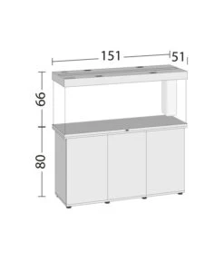 JUWEL® AQUARIUM Kombination Rio 450 LED 13 JUWEL® AQUARIUM Kombination Rio 450 LED -Eleganter Garten 1905900 WE D 001JuwelRio450Masse1