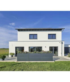 Palatino Metall-Pflanzgefäß Lotte -Eleganter Garten 2015295 WE MO 002 PalatinoPflanzkastenLotte80Anthrazit