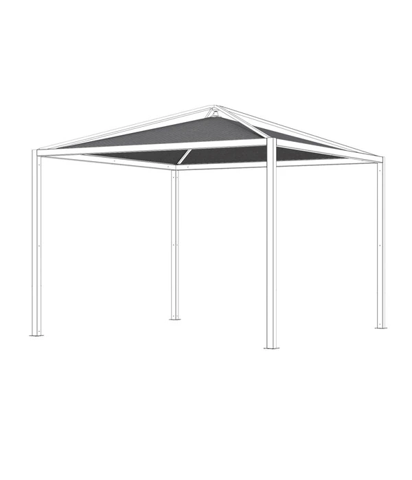 Siena Garden Schattenmanufaktur® Pergola Dachbezug Comuna, Ca. B300/T300 3 Siena Garden Schattenmanufaktur® Pergola Dachbezug Comuna, Ca. B300/T300