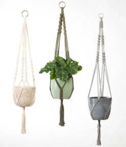 Dehner Makramee-Ampel -Eleganter Garten 2061968 4409132 WE MO 002 AmpelMakramee