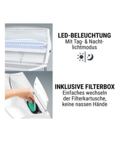 Tetra AquaArt LED Aquarium-Set, 60 Liter -Eleganter Garten 2149268 WE D 002 NEUTetraAquaArtLEDWhiteEdition60l