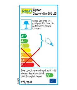 Tetra AquaArt LED Aquarium-Set, 60 Liter -Eleganter Garten 2149268 WE D 004 NEUTetraAquaArtLEDWhiteEdition60l
