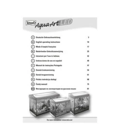 Tetra AquaArt LED Aquarium-Set, 60 Liter -Eleganter Garten 2149268 WE D 007 AquartSetLED