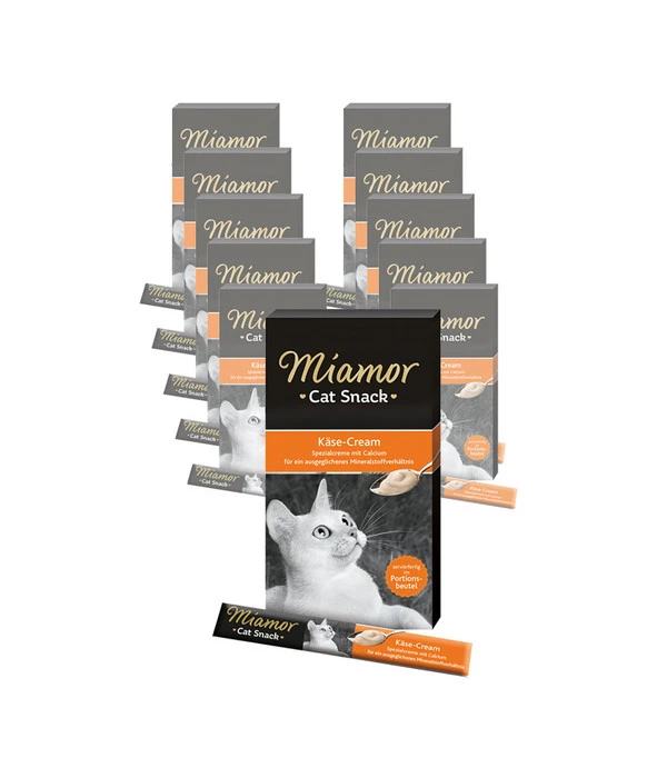 Miamor Katzensnack Käse-Cream, 11 X 6 X 15 G 3 Miamor Katzensnack Käse-Cream, 11 X 6 X 15 G