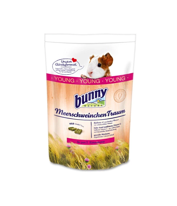 Bunny® NATURE Meerschweinchenfutter MeerschweinchenTraum YOUNG 3 Bunny® NATURE Meerschweinchenfutter MeerschweinchenTraum YOUNG