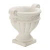 Fantasieco Stein-Vase Baden, Weiß, Ca. Ø45/H42 Cm -Eleganter Garten 2388742 WE FS 001 fantasiecoSteinVaseBadenD45cm