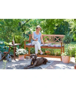 Dehner Gartenbank Malmoe -Eleganter Garten 2403566 WE MO BAENKE 001