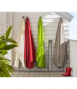 Dehner Sonnenschirm Keros, Rechteckig, Ca. B255/T170 Cm -Eleganter Garten 2408060 WE MO 002 DehnerSchirmKerosCremeNeu