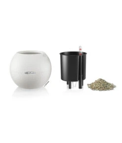 LECHUZA® PURO Color, All-in-One-Set, Inkl. Makramee-Aufhängung 8 LECHUZA® PURO Color, All-in-One-Set, Inkl. Makramee-Aufhängung -Eleganter Garten 2418622 WE DE 001 PuroColor20cmweiss