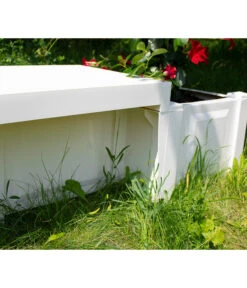 KHW Kunststoff-Gartenbank Berlin -Eleganter Garten 2547339 WE DE 003 BankBerlinweiss