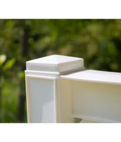 KHW Kunststoff-Gartenbank Kopenhagen -Eleganter Garten 2547511 WE DE 001 BankKopenhagenweiss