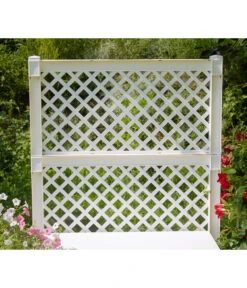 KHW Kunststoff-Gartenbank Kopenhagen -Eleganter Garten 2547511 WE DE 003 BankKopenhagenweiss