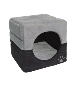 Dehner Katzenhöhle 2in1 Luca, 40x40x40 Cm