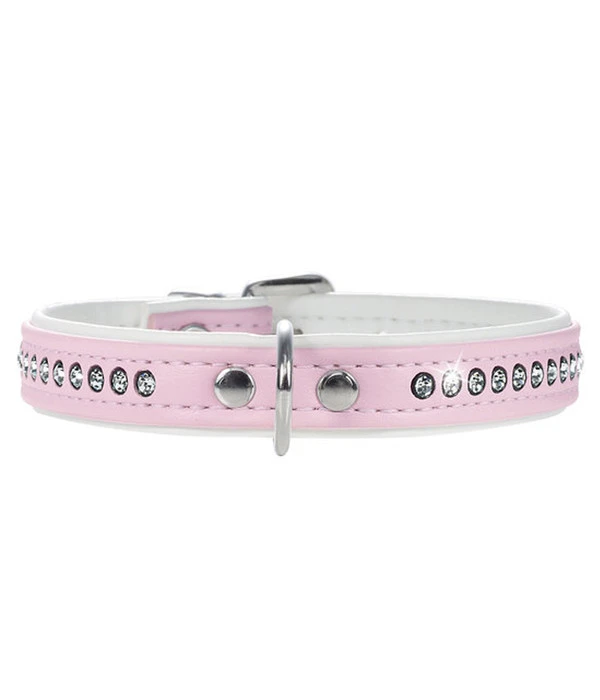 HUNTER® Hundehalsband Modern Art Luxus, Rosa/weiss 3 HUNTER® Hundehalsband Modern Art Luxus, Rosa/weiss