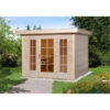 Weka Gartenhaus 172 -Eleganter Garten 2915940 WE FS 001 Blockbohlenhaus172Gr1