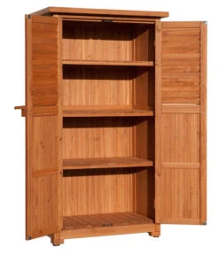 Weka Balkon-/Terrassenschrank 195, Ca. B80/H160/T43 Cm 7 Weka Balkon-/Terrassenschrank 195, Ca. B80/H160/T43 Cm -Eleganter Garten 2916005 WE FS 002 WekaTerrassenschrank