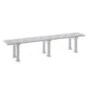 Blome Bank Mono II, 4-Sitzer -Eleganter Garten 2936367 WE FS 001 KunststoffbankMonoIIweiss