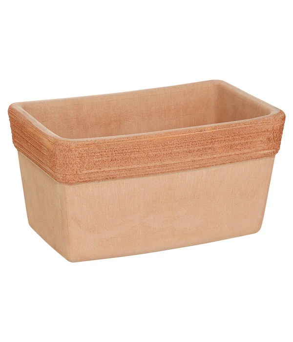 Degrea Terrakotta-Kasten Graffiato, Rechteckig, Terrakotta-hell 3 Degrea Terrakotta-Kasten Graffiato, Rechteckig, Terrakotta-hell