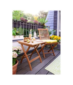Dehner Beistelltisch Macao, Ca. B50/H50/T50 Cm -Eleganter Garten 3097029 WE MO 001 KlappbeistelltischMacaoBalkongruppeBelfort