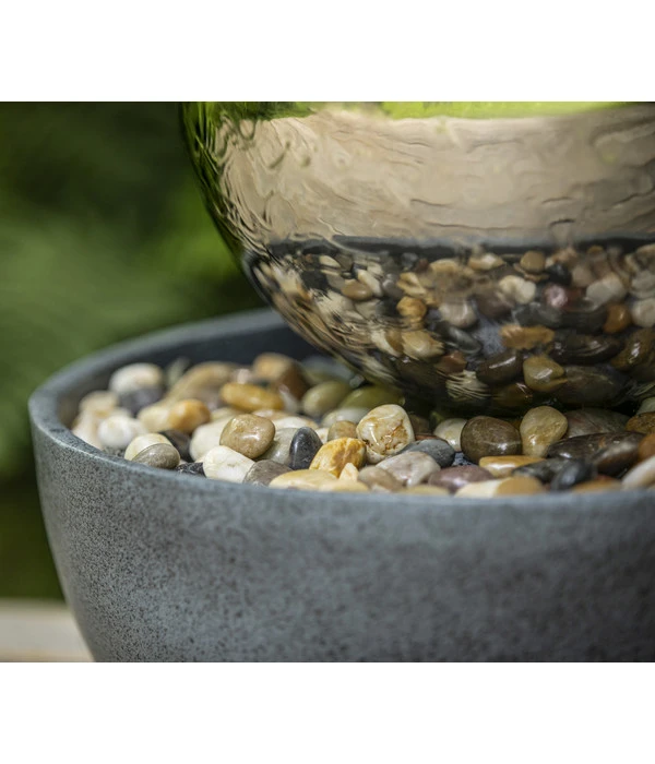 Dehner Edelstahl-Gartenbrunnen Globe, Ca. Ø32/H52 Cm 9 Dehner Edelstahl-Gartenbrunnen Globe, Ca. Ø32/H52 Cm – Bild 7