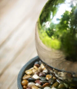 Dehner Edelstahl-Gartenbrunnen Globe, Ca. Ø32/H52 Cm 18 Dehner Edelstahl-Gartenbrunnen Globe, Ca. Ø32/H52 Cm -Eleganter Garten 3257623 WE DE 003 DehnerEdelstahlGartenbrunnenGlobe