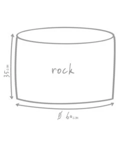 Outbag Outdoor-Sitzsack Rock Skin 7 Outbag Outdoor-Sitzsack Rock Skin -Eleganter Garten 3453693 WE DE 002 GlobalBeddingRockDeluxeSkinKiesel