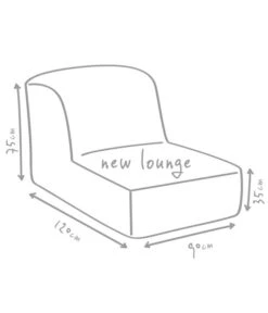 Outbag Outdoor-Sitzsack Newlounge Plus -Eleganter Garten 3479755 WE DE 002 NewloungePlusRed