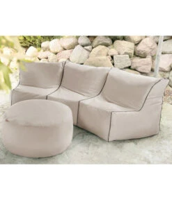 Outbag Outdoor-Sitzsack Piece Zipper Plus -Eleganter Garten 3484821 WE MO 002 OutbagOutdoorsitzsackbeige