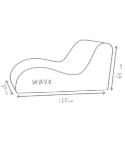 Outbag Outdoor-Sitzsack Wave Deluxe Skin 7 Outbag Outdoor-Sitzsack Wave Deluxe Skin -Eleganter Garten 3502218 WE DE 002 WaveSkinKiesel