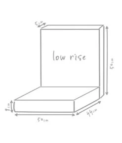 Outbag Niederlehnerpolster Low Rise Plus, Ca. B50/H8/T94 Cm 7 Outbag Niederlehnerpolster Low Rise Plus, Ca. B50/H8/T94 Cm -Eleganter Garten 3510955 WE DE 002 LowRisePlusAnthrazit