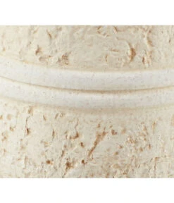 Dehner Keramik-Übertopf Rustika, Bauchig, Creme -Eleganter Garten 3622503 WE DE 001 KeramikUebertopfTopfRustikaCreme