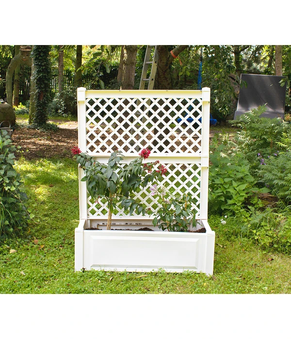 KHW Kunststoff-Pflanzkasten Mit Spalier, 100 X 43 X 140 Cm 4 KHW Kunststoff-Pflanzkasten Mit Spalier, 100 X 43 X 140 Cm – Bild 2