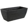 Kunststoff-Pflanzkasten Rille, Ca. B80/H34/T40 Cm, Anthrazit -Eleganter Garten 3697406 WE FS 001 KunststoffTrogRilleL80cmanthrazit