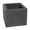Dehner Kunststoff-Blumenkübel Palermo, Anthrazit -Eleganter Garten 3728151 BildFS 001 DehnerBlumenkuebelAusKunststoffKunstTopfKubus40X40x34
