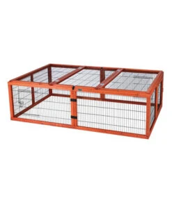 Trixie Natura Freilaufgehege Mit Abdeckung, Ca. B174/H48/T109 Cm