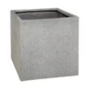 Dehner Polystone-Topf Sydney, Quadratisch, Grau -Eleganter Garten 3921004 BildFS 001 PolystoneUebertopfPolystoneTopfEinz40X40