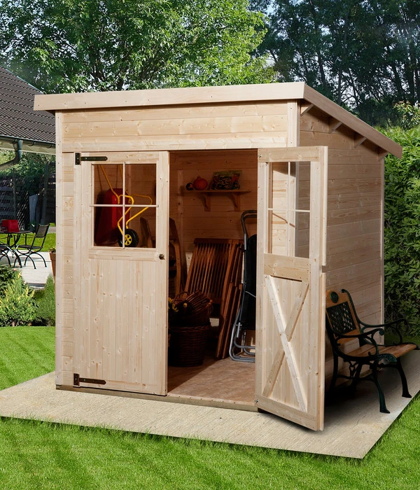 Weka Gartenhaus 325 Gr. 2, Ca. B200/H225/T241 Cm 3 Weka Gartenhaus 325 Gr. 2, Ca. B200/H225/T241 Cm