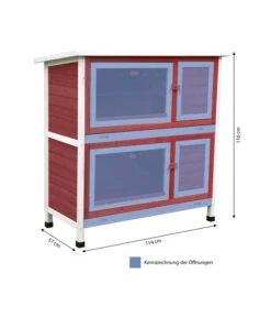 Dehner Kaninchenstall Landhaus, Mit Wärmedämmung, Ca. B114/H116/T57 Cm 17 Dehner Kaninchenstall Landhaus, Mit Wärmedämmung, Ca. B114/H116/T57 Cm -Eleganter Garten 4045258 WE BG 001 DehnerKaninchenstallLandhausMG