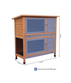 Dehner Kaninchenstall Original, Ca. B114/H116/T57 Cm -Eleganter Garten 4050621 WE BG 001 DehnerkaninchenstallOriginal