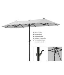 Schneider Classics Sonnenschirm Salerno, Rechteckig, Ca. B300/T150 Cm 16 Schneider Classics Sonnenschirm Salerno, Rechteckig, Ca. B300/T150 Cm -Eleganter Garten 4075859 WE IG 001 SchirmSalerno