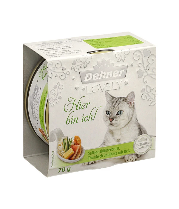 Dehner Premium Lovely Nassfutter Für Katzen Hier Bin Ich! 5 Dehner Premium Lovely Nassfutter Für Katzen Hier Bin Ich! – Bild 3