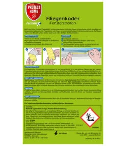 PROTECT HOME Forminex Fliegenköder Fensterstreifen, 12er-Set -Eleganter Garten 4103222 WE DE 002 ProtectHomeForminexFliegenkoederFensterstreifen12Streifen