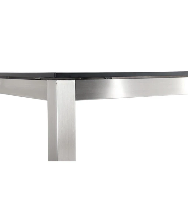 Best Tisch Marbella, Edelstahl, Schwarz, Ca. B210/H76/T100 Cm 5 Best Tisch Marbella, Edelstahl, Schwarz, Ca. B210/H76/T100 Cm – Bild 3