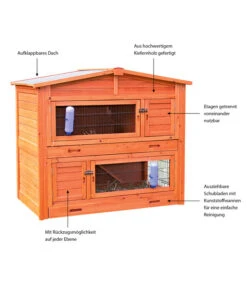 Trixie Natura Kleintierstall -Eleganter Garten 4135828 WE IG 003 TrixieKleintierstallHasen